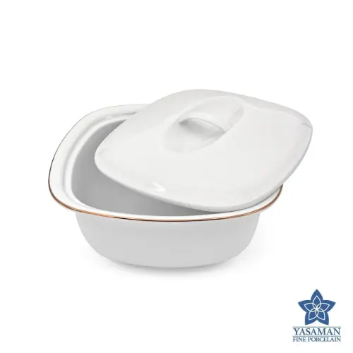سرویس چینی یاسمن کواترو 77 پارچه زرین رزگلد