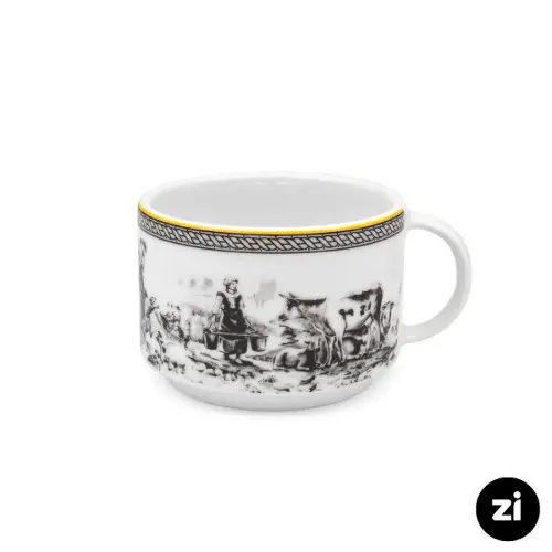 فنجان چایخوری چینی زرین Zi فرم اس ویلیج سایز 8