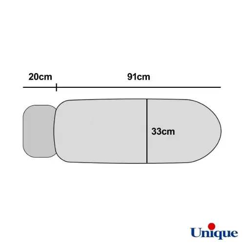 ابعاد میز اتو ایستاده پریزدار یونیک UN-7040A