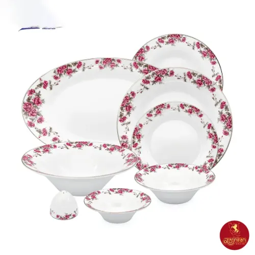 سرویس چینی زرین شهرزاد آران 6 نفره 35 پارچه