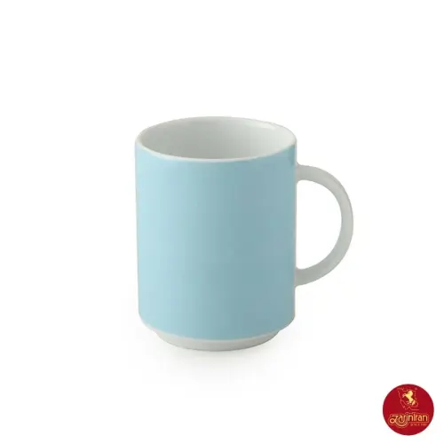 ماگ دسته دار چینی فرم اس زی 300 پاستل آبی