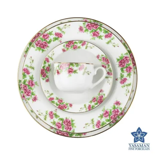 سرویس چینی یاسمن ایتالیا اف 76 بیدگل مینیاتور اکو
