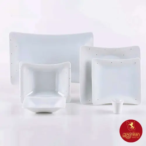 سرویس چینی زرین وینچی ابریشم 6 نفره 30 پارچه