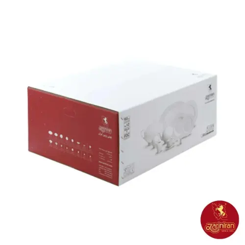 سرویس چینی زرین ایتالیا اف ادلین طوسی 12 نفره 102 پارچه