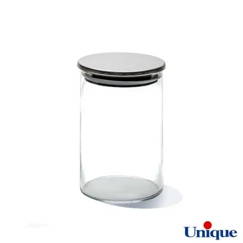 بانکه شیشه ای درب استیل یونیک 900 سی سی  UN-1275A