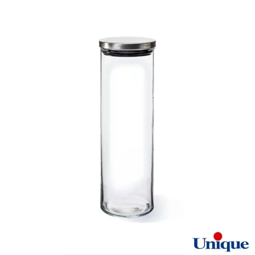 بانکه شیشه ای یونیک 1800درب استیل UN-1271A
