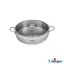 تابه استیل یونیک درب دار دو دسته مدلUN-9947 سایز 32