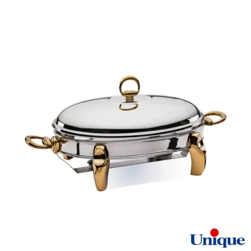 سوفله خوری یونیک بیضی متوسط پافیلی طلایی UN-3110