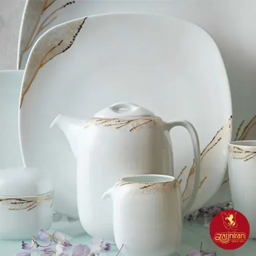 سرویس چینی زرین کواترو آرتین 12 نفره 98 پارچه