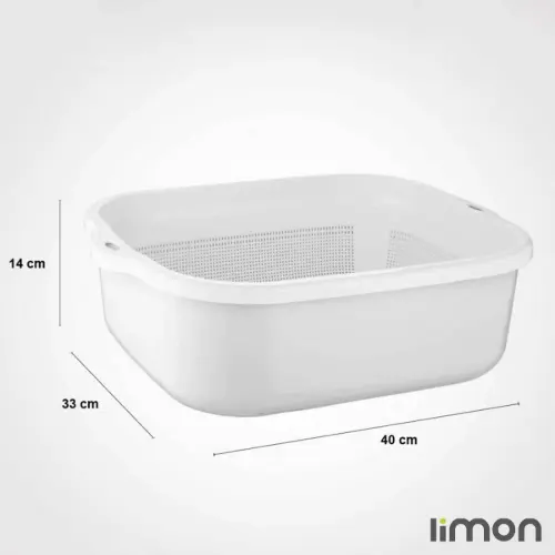 ست آبکش و لگن نسیم 1 لیمون 0163
