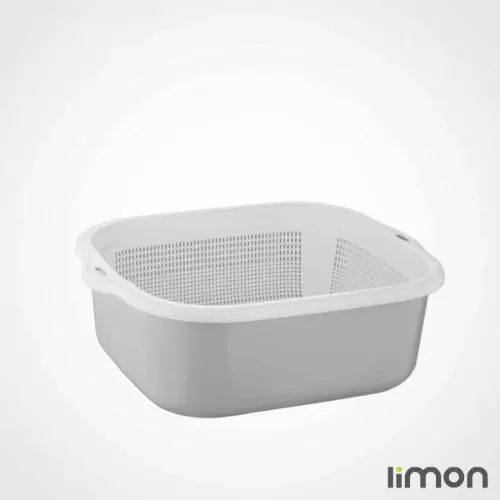 ست آبکش و لگن نسیم 3 لیمون 0203