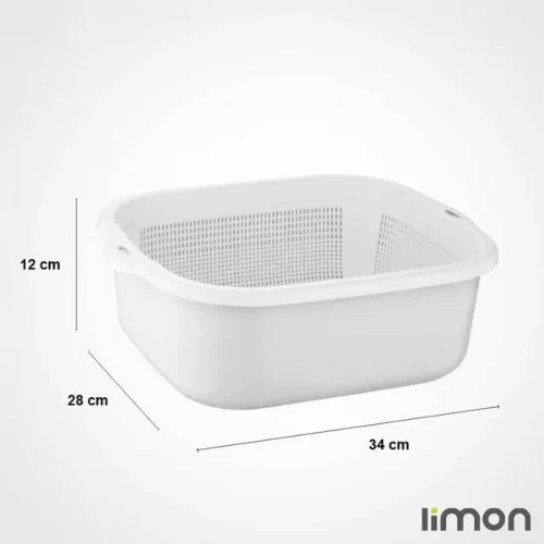 ست آبکش و لگن نسیم 3 لیمون 0203