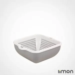 ست کاسه و آبکش چهارگوش 3 لیمون 0576