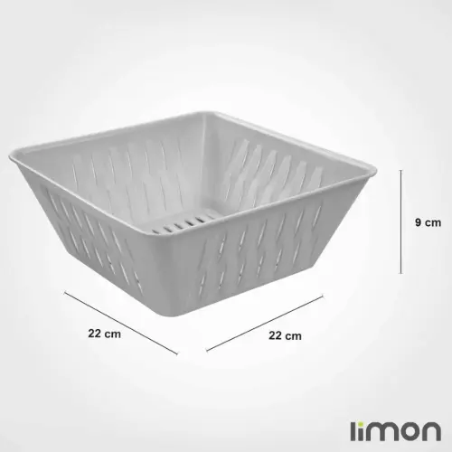 سبد چهارگوش طرح بامبو بزرگ لیمون 1148