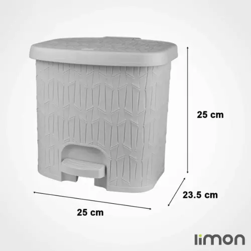 سطل و فرچه چهارگوش طرح بامبو لیمون سایز متوسط 1610