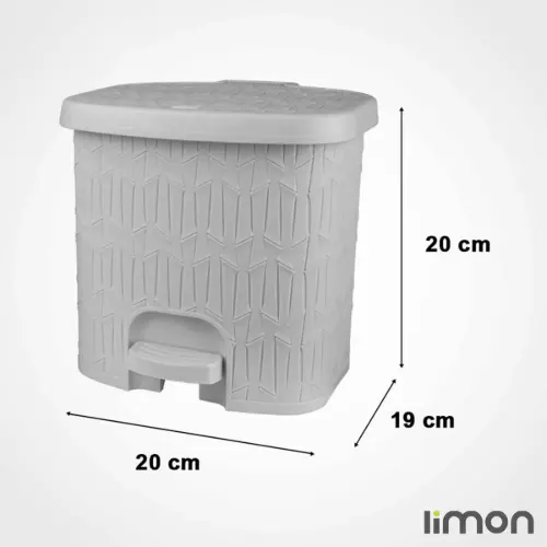 سطل و فرچه چهارگوش طرح بامبو لیمون سایز کوچک 1612
