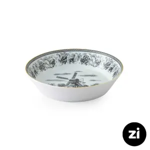 بشقاب گود چینی زرین Zi فرم اس ویلیج سایز 19