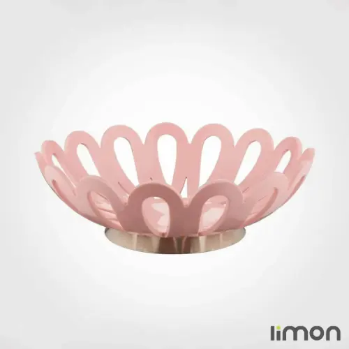سبد میوه متوسط پایه استیل لیمون 2683
