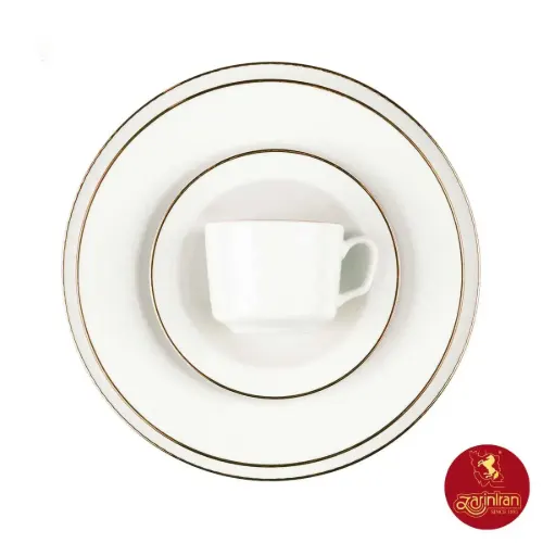 خرید سرویس چینی زرین رادیانس زرین رزگلد 12 نفره 102 پارچه