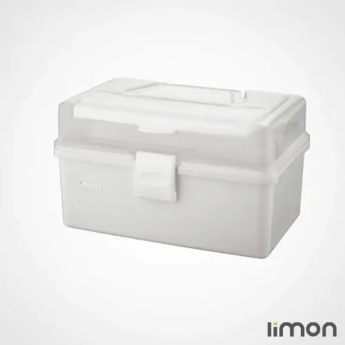 جعبه لوازم خیاطی ساده لیمون 1294