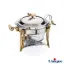 سوپ خوری یونیک پایه دار قایقی طلایی UN-3853