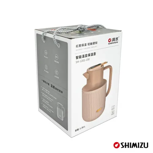 فلاسک شیمیزو 1.5 لیتر SM-1202 همراه با دماسنج