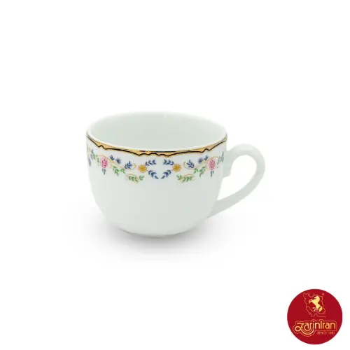 فنجان چای خوری گلستان چینی زرین 