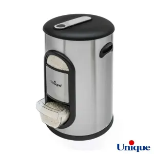سطل برنج 10 کیلویی استیل یونیک پیمانه دار UN-4440