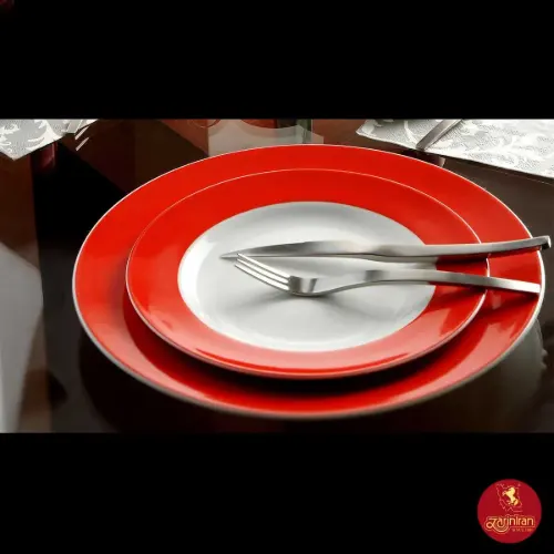 سرویس غذا خوری قرمز گیلاس