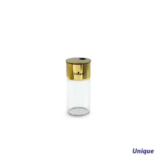 ست ظرف آبلیمو و روغن ریز استیل طلایی یونیک مدل UN-1638