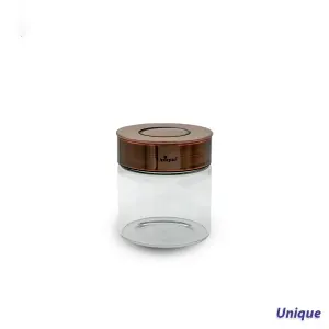 بانکه-شیشه-ای درب-مسی-یونیک10 سانتUN-1714