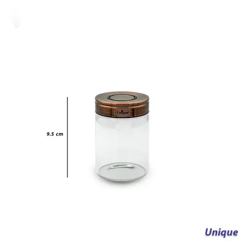 بانکه شیشه ای درب مسی یونیک مدل UN-1725