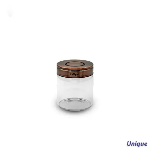 بانکه شیشه ای درب مسی یونیک مدل UN-1727