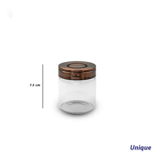 بانکه شیشه ای درب مسی یونیک مدل UN-1727