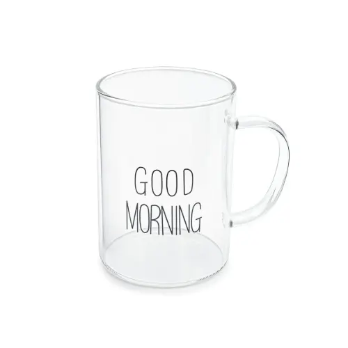 لیوان پیرکس Good Morning حجم 500 میلی لیتر