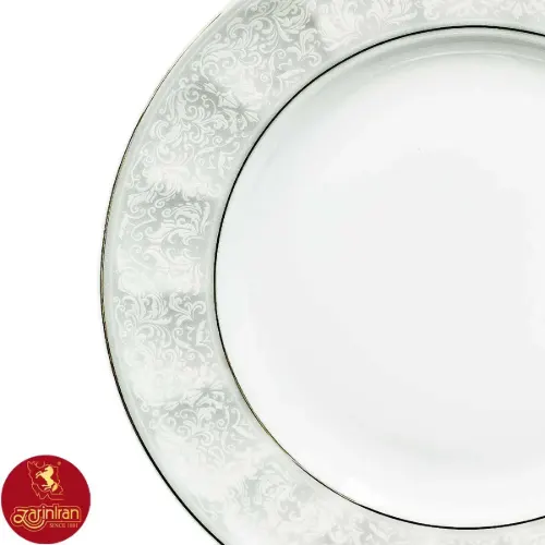 بشقاب تخت دلسا نئوکلاسیک چینی زرین سایز 27