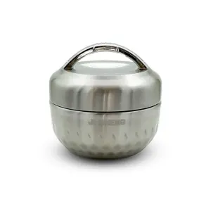 ظرف غذا C010 گرد استیل 304 یک لیتری
