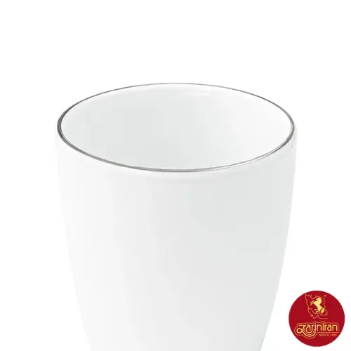 لیوان بدون دسته چینی زرین کواترو طرح سمن ۲۸۰ سی سی