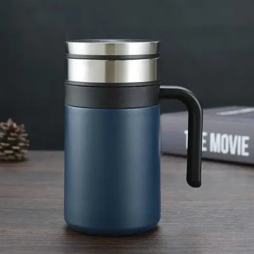تراول ماگ New Office Cup دوجداره دسته دار 420 میلی لیتر