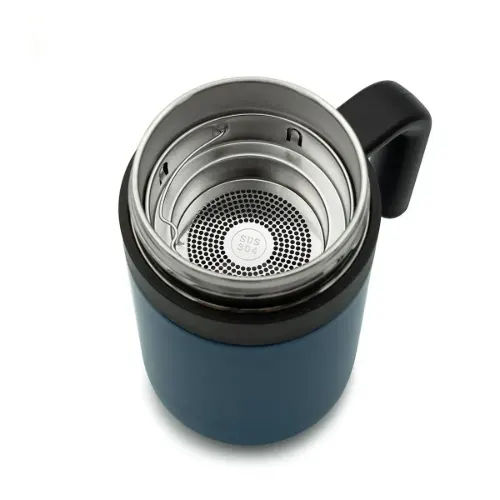 تراول ماگ New Office Cup دوجداره دسته دار 420 میلی لیتر