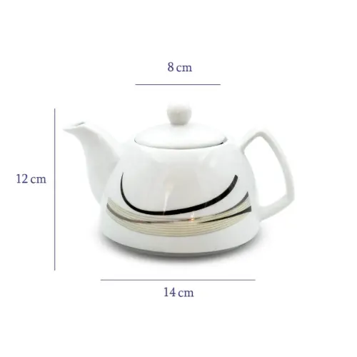 قوری چینی یونیک مدل ساحل UN-7542