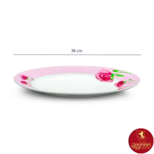 دیس پینک رز ایتالیا اف چینی زرین سایز 38
