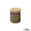 بانکه شیشه ای مربع 10 سانتیمتر درب چوبی یونیک UN-1750