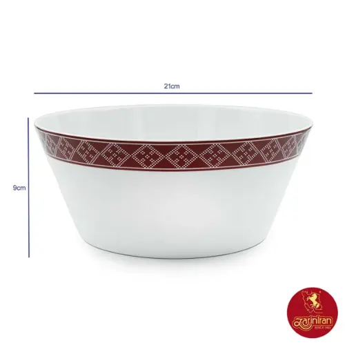 سرویس انارخوری یلدا چینی زرین فرم اس 7 پارچه