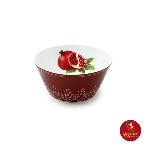 سرویس انارخوری یلدا چینی زرین فرم اس 7 پارچه