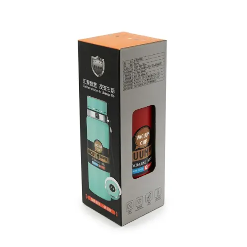 فلاسک Vacuum Cup Sports دماسنج دار N 800 با جعبه