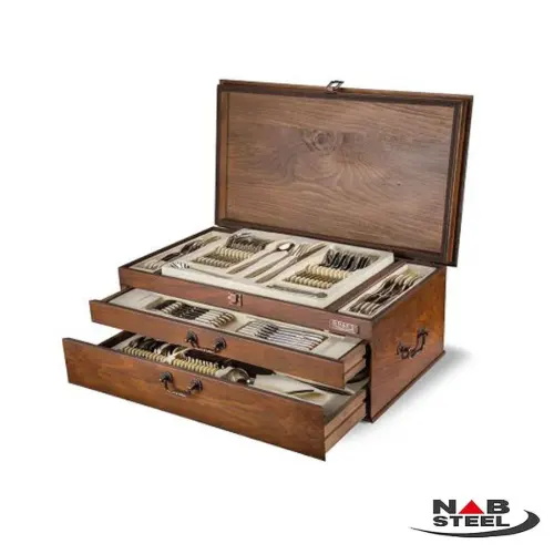 سرویس 124 پارچه ناب استیل