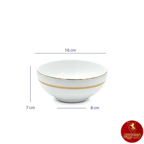 سرویس 13 پارچه پیاله طرح هدیه طلایی