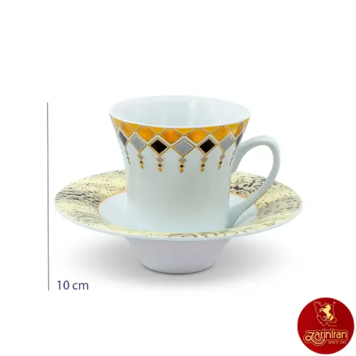 سرویس چای خوری چینی زرین شهرزاد طرح کلوپاترا