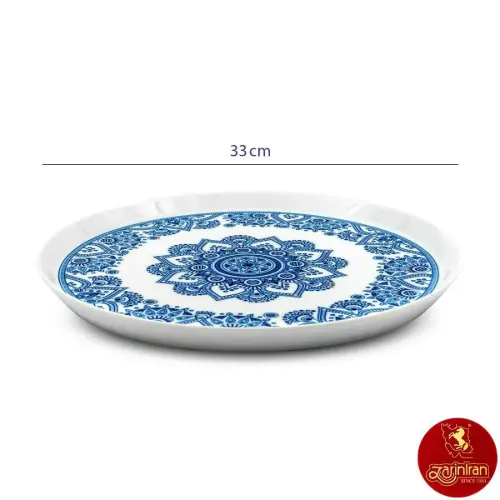 بشقاب تخت چینی زرین